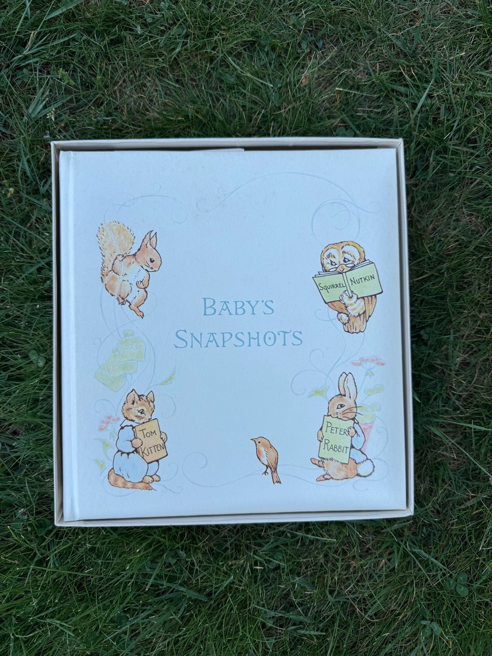 Vintage 1970s Beatrix Potter Libromount Photo Album Baby Snapshots Book
